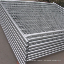 Conception de clôture temporaire galvanisée pour le marché australien / clôture temporaire de 6 pieds * 8 pieds